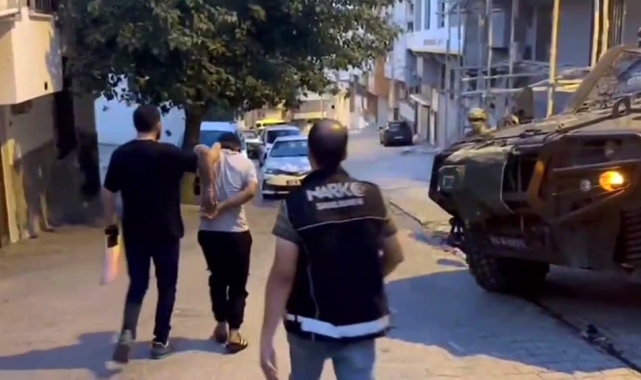Şanlıurfa'da uyuşturucu operasyonu: 18 gözaltı