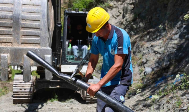 SASKİ, 2 bin 500 metrelik içme suyu hattı yenileniyor