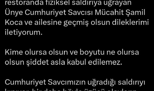 Savcı ile restoran arasındaki gerginlik olayına Bakan Yılmaz Tunç'tan açıklama