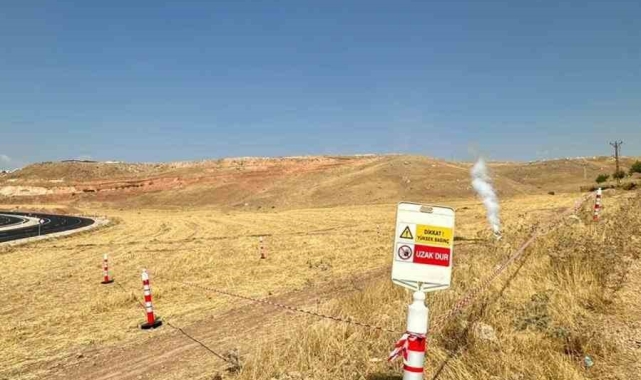 Siirt'te karbondioksit gaz hattında sızıntı
