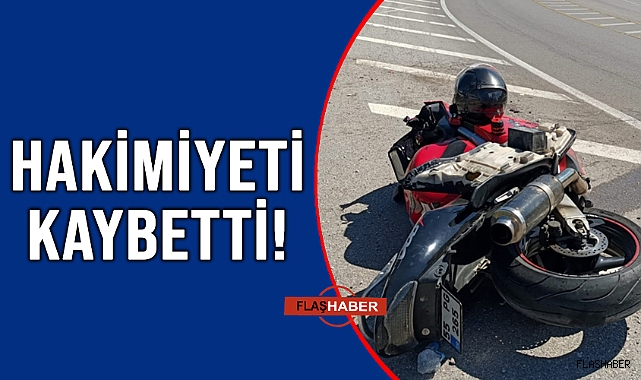 SİNOP'TA KORKUTAN MOTOSİKLET KAZASI!