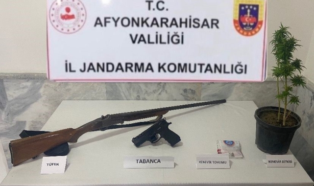 Sülün'deki uyuşturucu operasyonunda kenevir bitkisi ve tohumları ele geçirildi