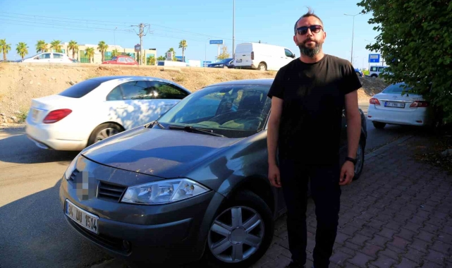 Tartıştığı kişinin arabasını alıp Antalya'ya park etti