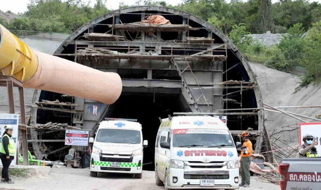 Tayland'da tüneldeki göçükte mahsur kalan işçilerin cansız bedenine günler sonra ulaşıldı