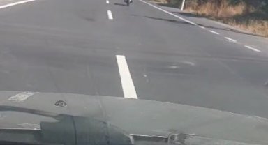 Tehlikeli yolculuk kamerada