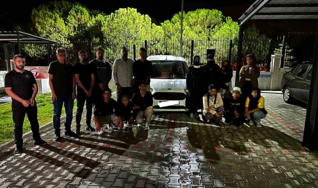 Tekirdağ'da kaçak göçmen operasyonu: 22 kaçak göçmen ve 3 organizatör yakalandı