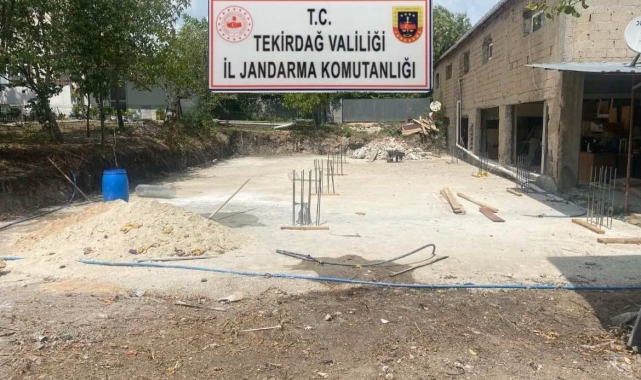 Tekirdağ'da kaçak kazı operasyonları