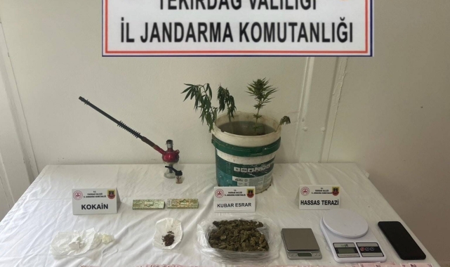 Tekirdağ'da uyuşturucu operasyonu
