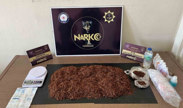 Tekirdağ'da uyuşturucu operasyonu