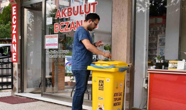 Tepebaşı'nda yılın ilk 6 aylık döneminde 2 ton atık ilaç toplanıp imha edildi