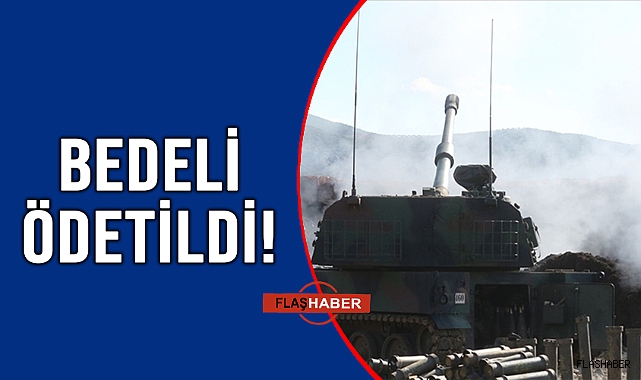 TERÖRİSTLERİN TACİZ ATIŞLARI KARŞILIKSIZ KALMADI!