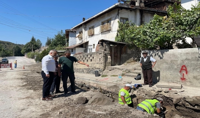 Tokat'ta yol çalışmaları ve altyapı çalışmaları sürüyor