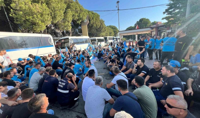 Torku'nun Soma Termik Santrali'ndeki işçilerinden oturma eylemi
