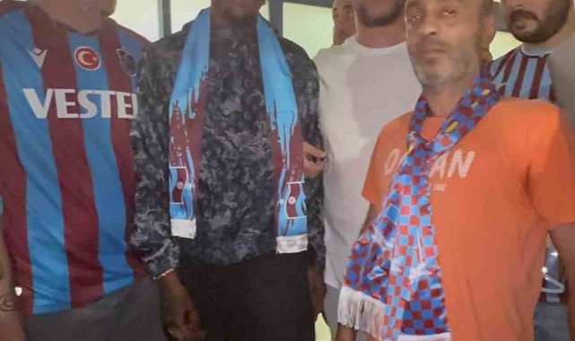 Trabzonspor'un yeni transferi Muhammed Cham Trabzon'da