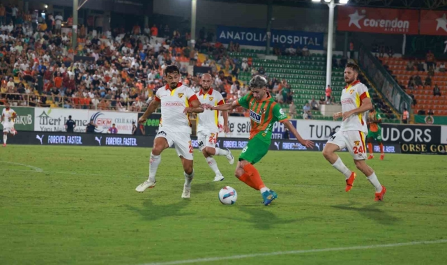 Trendyol Süper Lig: Corendon Alanyaspor: 1 - Göztepe: 1