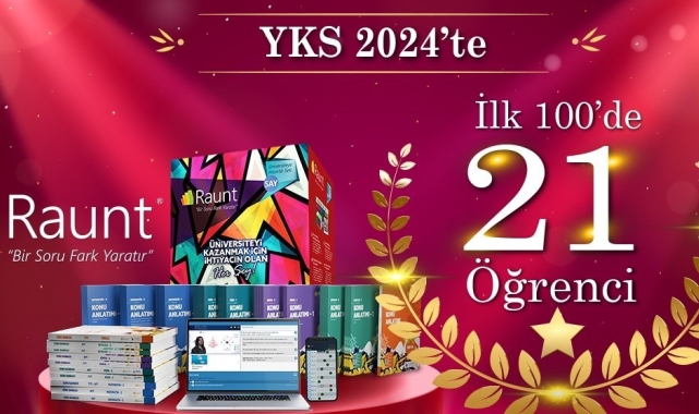 Türk Telekom Raunt'la YKS 2024'te 21 öğrenci ilk 100'de yer aldı