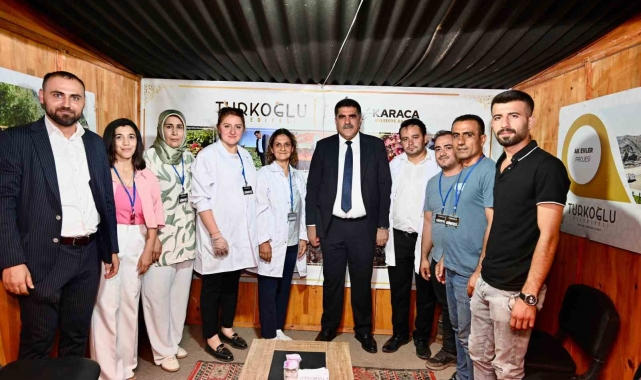 Türkoğlu'nun kültürel zenginlikleri fuarda tanıtıldı