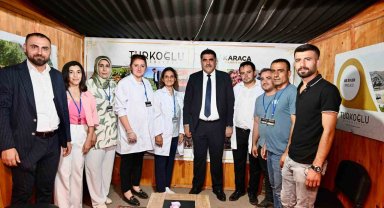 Türkoğlu'nun kültürel zenginlikleri fuarda tanıtıldı