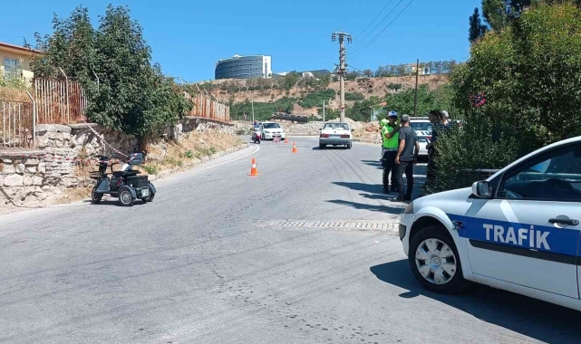 Üç tekerlekli elektrikli bisiklet devrildi: 1 yaralı