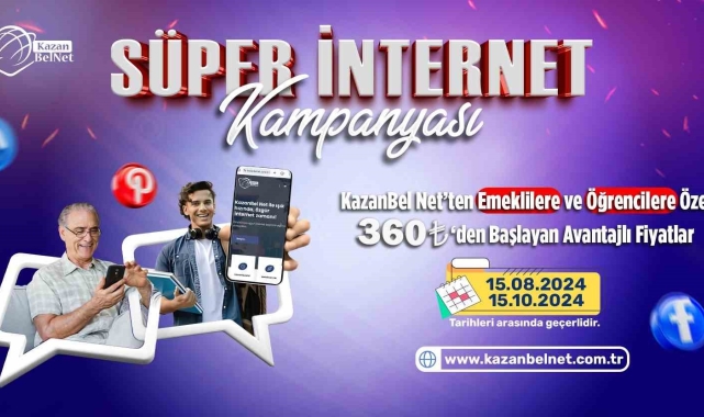 Ucuz ve güvenli internetin adresi 'Kazanbel Net'