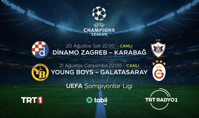 UEFA Şampiyonlar Ligi Play-Off heyecanı TRT'de yaşanacak