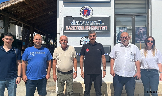 ÜNAL'DAN SİNOP BASININA VEDA ZİYARETİ!
