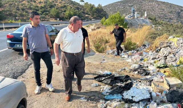 Ünlü sanatçı Özay isyan etti, Milas Belediyesi temizledi