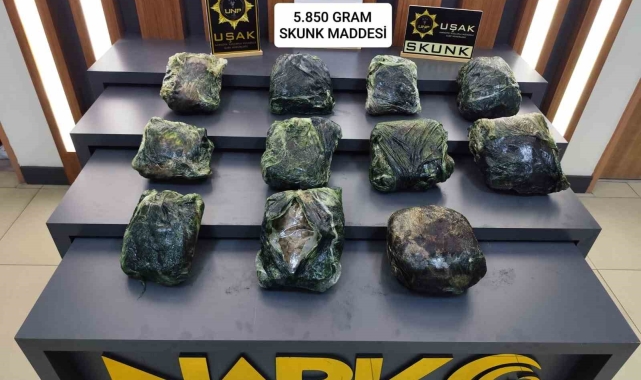 Uşak'ta 1 uyuşturucu satıcısı tutuklandı