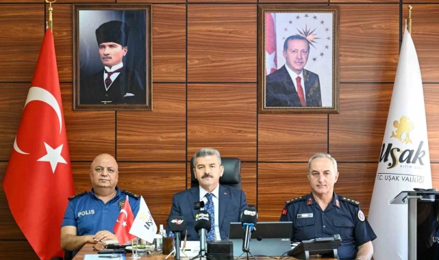 Uşak'ta Güvenlik ve Asayiş Bilgilendirme toplantısı gerçekleştirildi