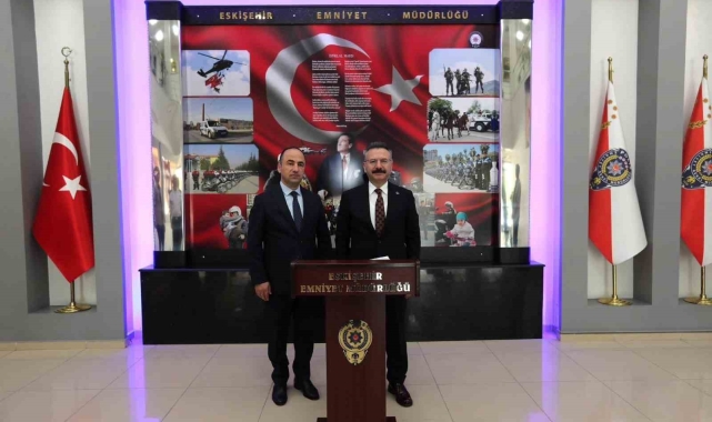 Vali Aksoy İl Emniyet Müdürü Yılmaz'ı ziyaret etti