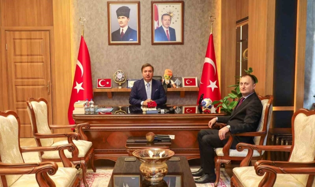 Vali Aydoğdu'ya yeni İl Emniyet Müdürü ve POMEM Müdüründen ziyaret