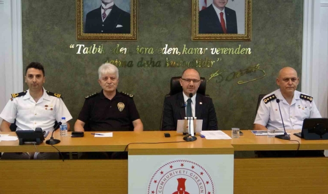 Vali Serdengeçti, Giresun'da Haziran ve Temmuz aylarında güvenlik operasyonlarını paylaştı: "3 mafya tipi organize suç çetesi çökertildi"