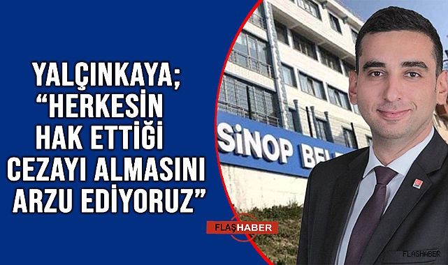 YALÇINKAYA'DAN ZİMMET İDDİALARINA İLİŞKİN AÇIKLAMA!