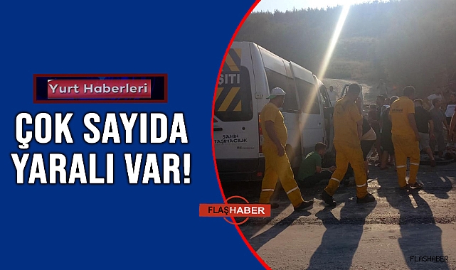 YANGINDAN DÖNEN İTFAİYE ARACI KAZA YAPTI!
