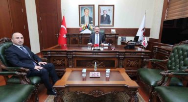Yeni İl Emniyet Müdürü Vali Aksoy'u ziyaret etti