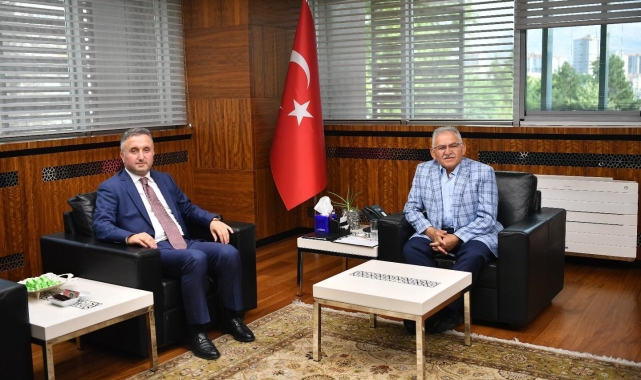 Yeni İl Milli Eğitim Müdürü Esen'den Başkan Büyükkılıç'a ziyaret