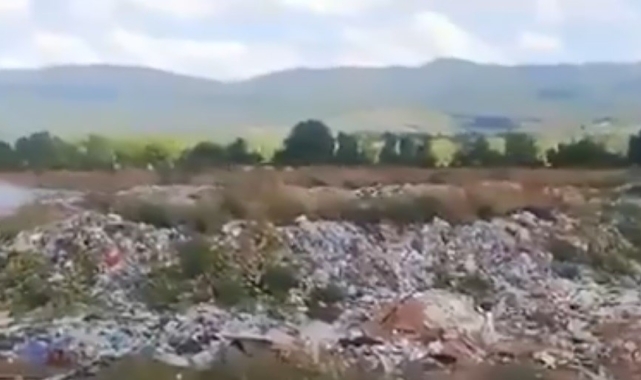 Yenice'de vatandaşların çöplük tepkisi