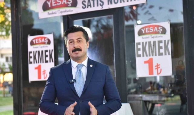 Yenişehir'de ekmek 1 TL'den satılmaya başlandı