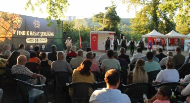 Yörük köyünde yapılan fındık hasat şenliği ile başladı