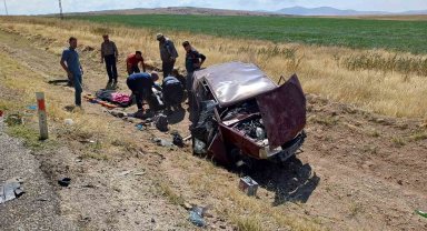 Yozgat'ta trafik kazası: 3 ölü, 3 yaralı