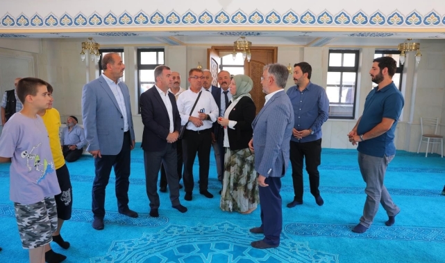 Yukarı Pınarlı Köyü Camii dualarla ibadete açıldı