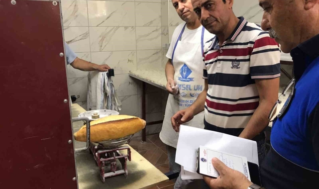 Zabıta ekipleri fırınlara gramaj denetimi yaptı