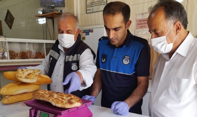 Zabıtadan fırınlara gramaj denetimi