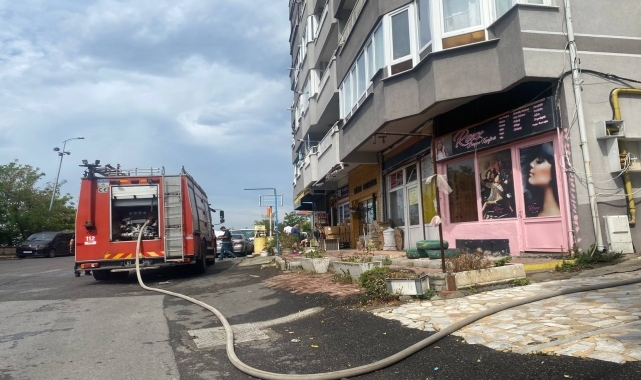 Zonguldak'ta çıkan yangında ev hasar gördü