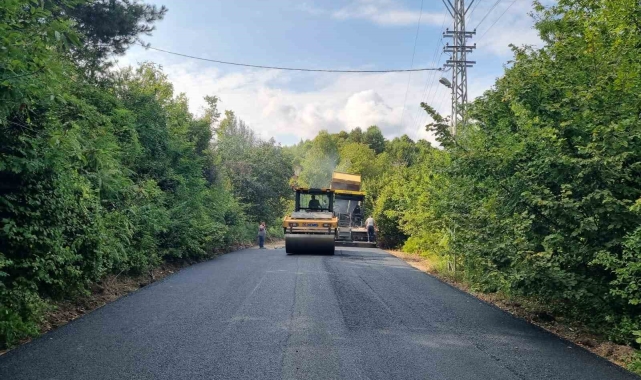 Zonguldak'ta köy yolu çalışmaları tamamlandı
