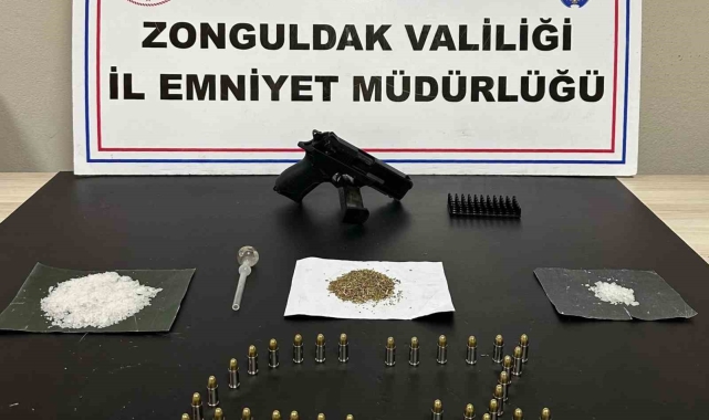 Zonguldak'ta uyuşturucu operasyonunda 2 şüpheli tutuklandı