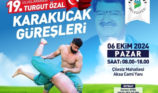 19.Uluslararası Turgut Özal karakucak güreşleri 6 Ekim'de yapılacak