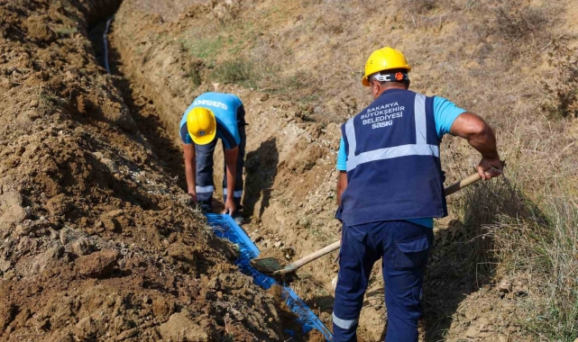 3 bin metrelik yeni hat ile mahalle sakinlerine kesintisiz su ulaştırılacak
