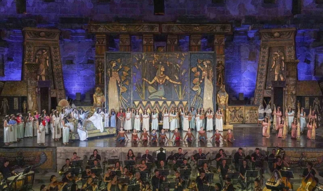 31. Uluslararası Aspendos Opera ve Bale Festivali 'AİDA' ile başladı