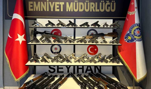 Adana'da 56 silah ele geçirildi, 207 suçlu yakalandı
